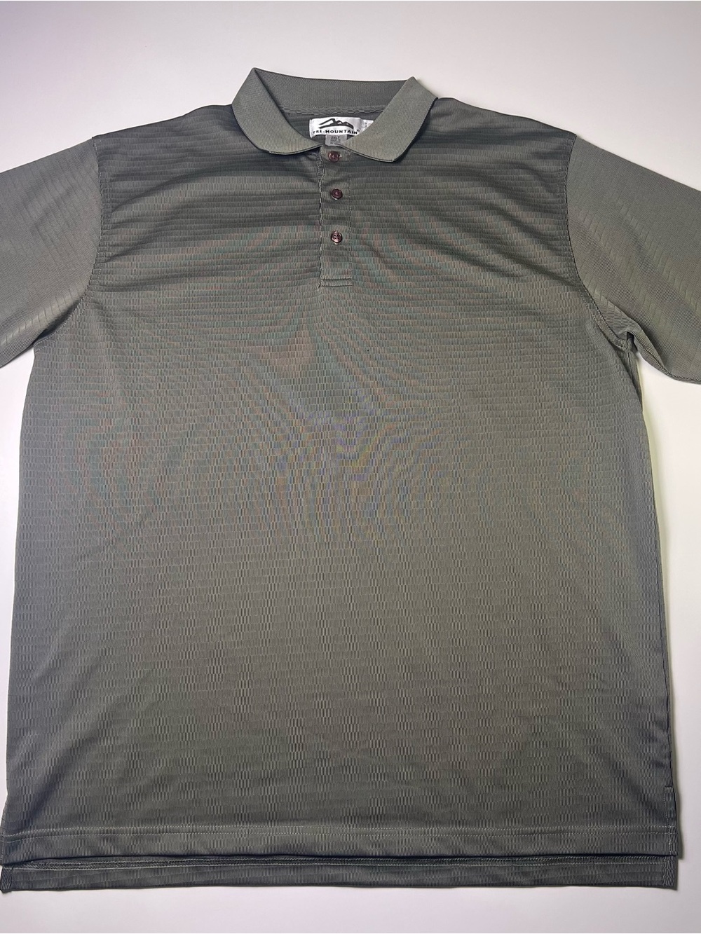 Tri-Mountain Men's Performance Golf Polo Shirt - Gray - Size 2XLT Big & Tall